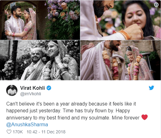 Virat and Anushka Marriage
